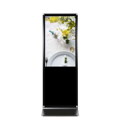 digital signage indoor retail store floor stand lcd touch screen advertising display office monitor vertical panel airport kiosk