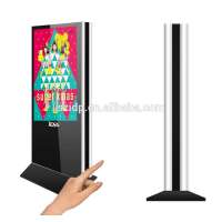 55 inch Exhibition Show Dual Double Face Two Screen Stand Alone Kiosk Display booth